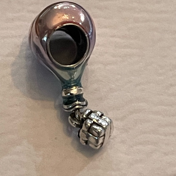 New Authentic Pandora Happy Birthday Purple Hot air balloon dangle charm - Picture 4 of 9